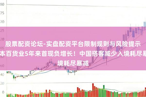 股票配资论坛-实盘配资平台限制规则与风险提示 日本百货业5年来首现负增长！中国搭客减少入境耗尽暴减